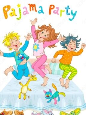 Girl Colorful Pajama Set 3T, 4-5Y